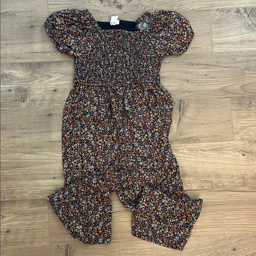 Crewcuts Floral Jumpsuit with Multicolor Design - Picture 1 of 7